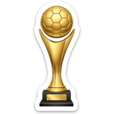 FIFA world cup trophy sticker