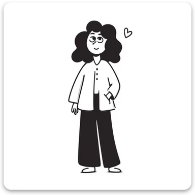 hand-drawn doodle style of 'Dana Dawson', playful, casual, with a small heart accent sticker