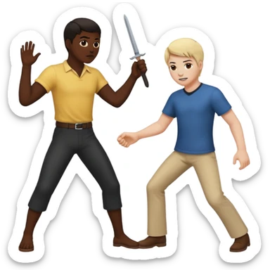 White person whipping a black slave sticker