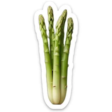 Crée un emoji d'une asperge qui joue au échecs sticker