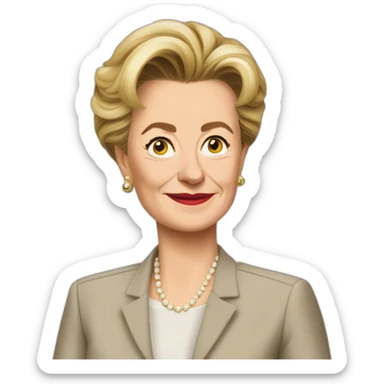ursula von der leyen sticker