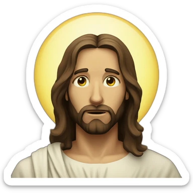 sad emo jesus  sticker