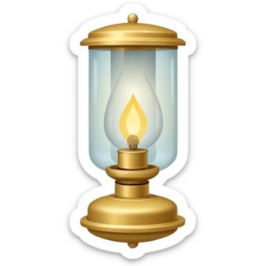 Lanterna flutuante pequena, de papel translúcido, formato retangular/cilíndrico alongado, aberta em cima e embaixo, com luz dourada suave interna, sem alça, sem metal, sem decoração. sticker