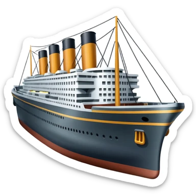 a titanic vessel sticker
