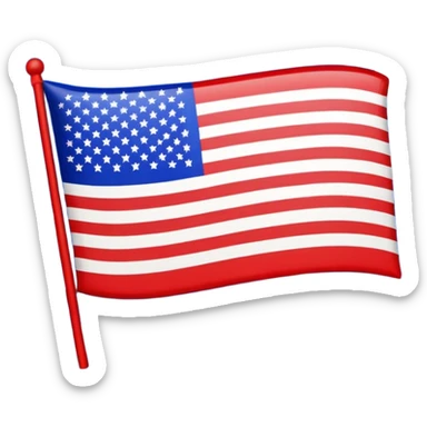 America in Distress upside down flag emoji sticker