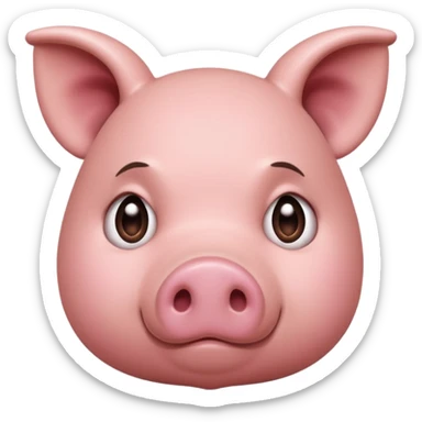 Piggy how just los a ludo match sticker