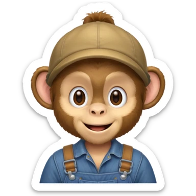 changuito con overol sticker