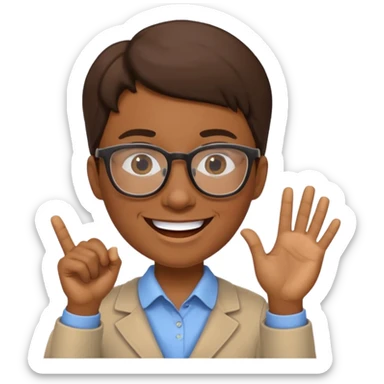 Ich bin Deutschlehrer und sehr begeistert, zu unterrichten sticker