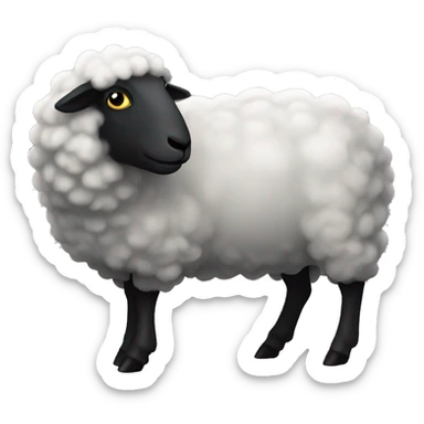 Black sheep sticker