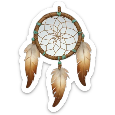 dream catcher amulet sticker