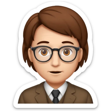 écureuil savant, air très intelligent, toque de professeur, lunettes sticker