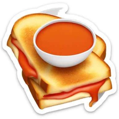Grilled Cheese with Tomato Soup sticker