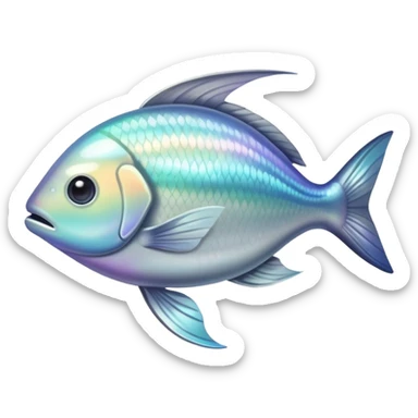 pollack fish sticker