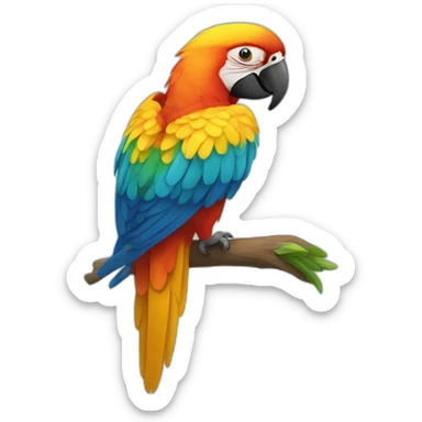 Macaw sticker