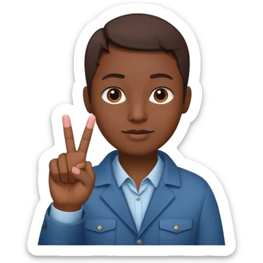 A yvl hand signal, it is commonly used by members of opium, a music company. Members are Playboi Carti, Ken Carson and Destroy Lonely. The signal is done by having the Thumb, pointer and Middle finger up and the index and pinky finger down. sticker