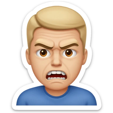 when I’m confused and irritated  sticker