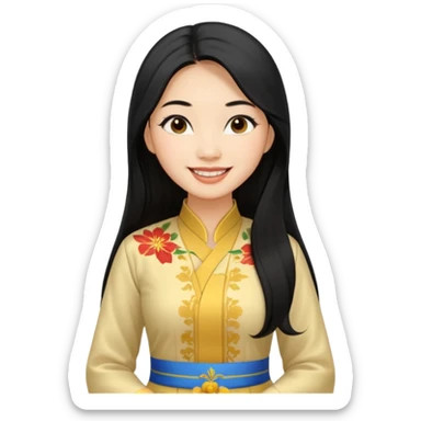 vietnamese woman sticker