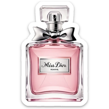 Miss dior perfume sticker