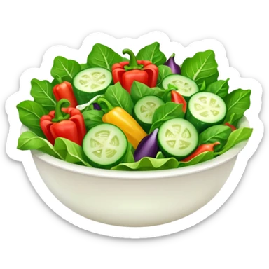 vegetarian green salad sticker