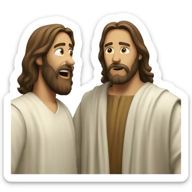 jesus being tempted sticker