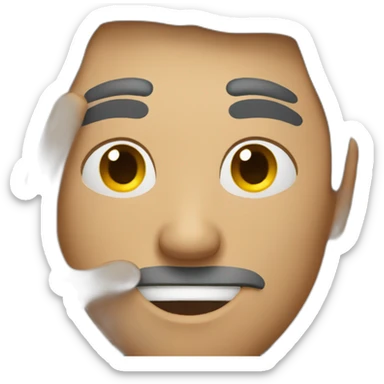 Guy with people who try to take pictures of him sticker