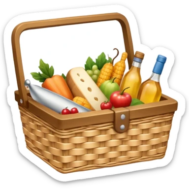 picnic basket sticker