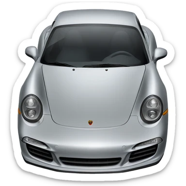 Porche car sticker
