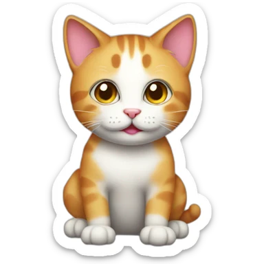 Homosexual cat sticker