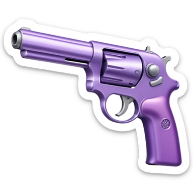 pistola color lilla sticker