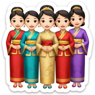vietnamese aunties sticker