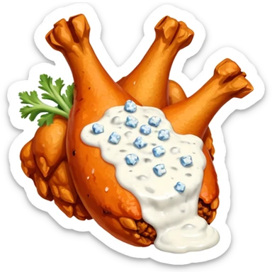 buffalo chicken wings sticker