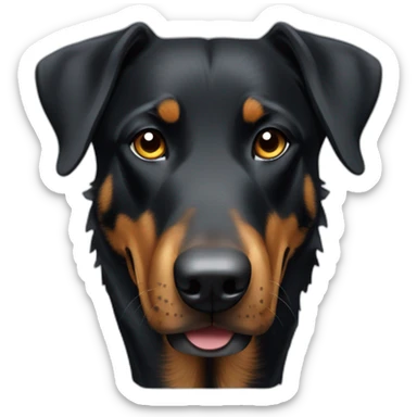 Medium beauceron dog sticker