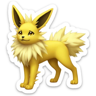 Jolteon-Umbreon full body sticker