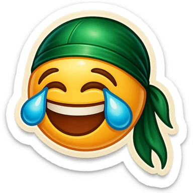 lol face laughing crying
Change His durag To Green sticker