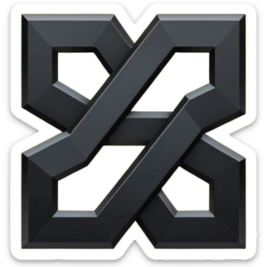 45⁰ rotating swastika sticker