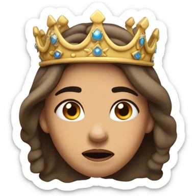 Princess grossed out  sticker