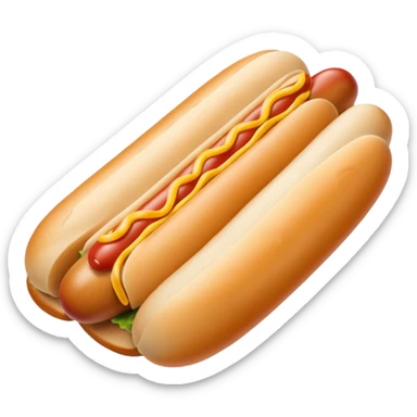 Fog in a hot dog costume  sticker