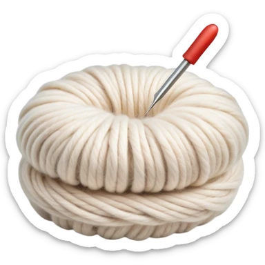 Felting icon, wool fibers being transformed into felt, felting needles, soft texture of felted wool, visible wool layers, minimalistic style, clean lines, transparent background. sticker