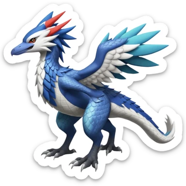 Nargacuga-Sergal-Silvally-Latios-fusion, full body  sticker