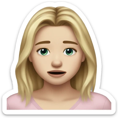 Chloe grace moretz crying sticker