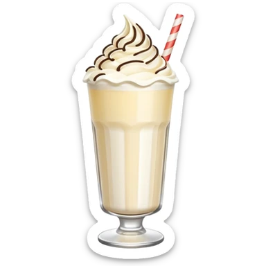 milkshake tall glass
 sticker