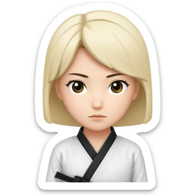 Aikido girl sticker