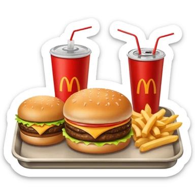 McDonald’s meal sticker