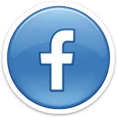 Fb blue badge icon sticker
