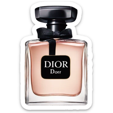 Dior perfume sticker