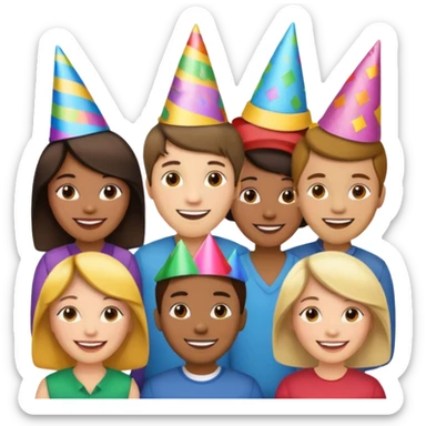 amigos y familia sticker