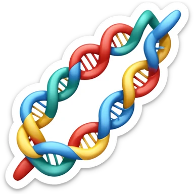 Single RNA strand (mRNA) modeled like a museum display: one strand only, gently twisting half-helix; glossy polymer appearance; ribose–phosphate backbone as a continuous ribbon; bases A U C G as colored plaques facing inward;  sticker