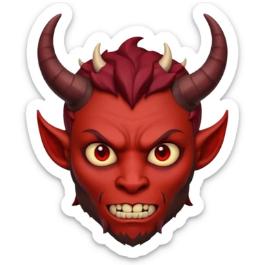 Demon de solo aparance plus humaine sticker