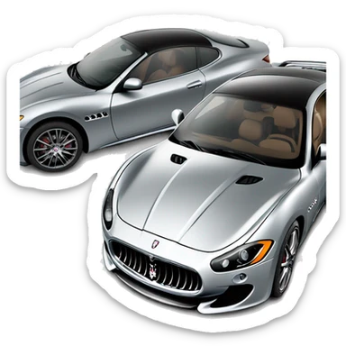 Maserati Gran Turismo sticker