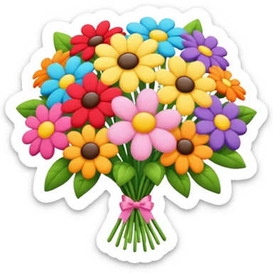 flower bouquet jellycat sticker